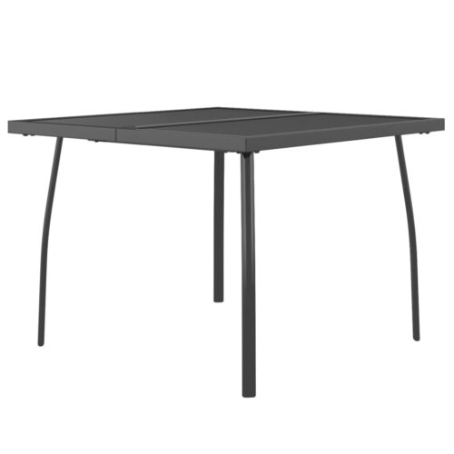 5-Piece Garden Dining Set Anthracite Steel - Image 8