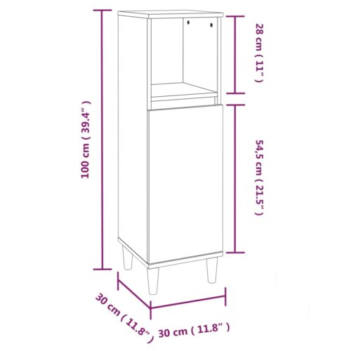 3pcs Bathroom Cabinet Set Mirror Wooden Basin Sink Vanity Shelf Storage White - Image 10