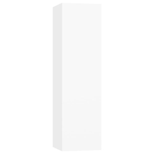 5-Piece TV Cabinet Set White Engineered Wood - Image 5