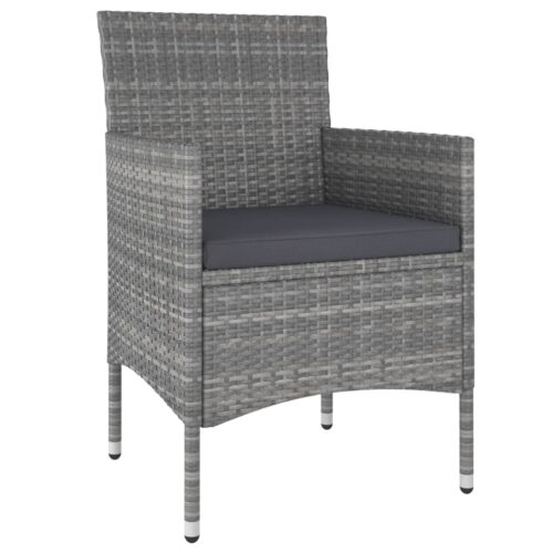5-Piece Outdoor Lounge Set Garden Patio Sofa Chairs Wicker Rattan Furniture - Image 3