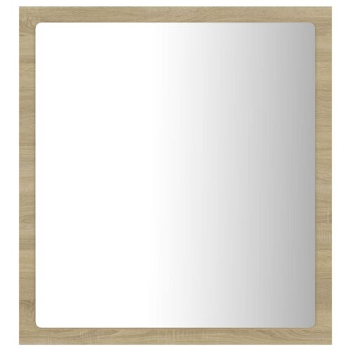 LED Bathroom Mirror Sonoma Oak 40x8.5x37cm Acrylic - Image 3