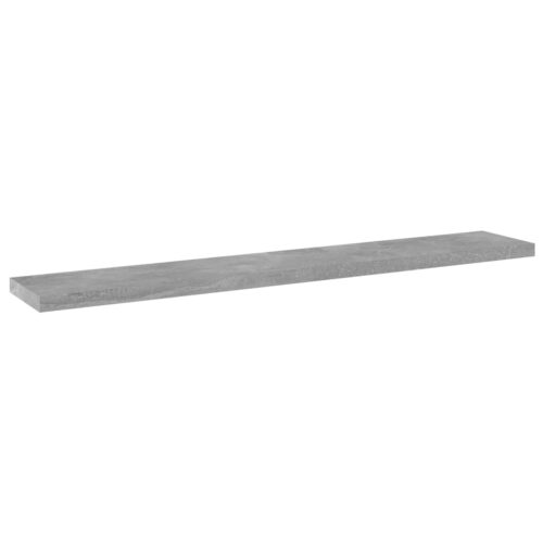 Bookshelf Boards 8pcs Concrete Grey 60x10x1.5cm Engineered Wood - Image 2