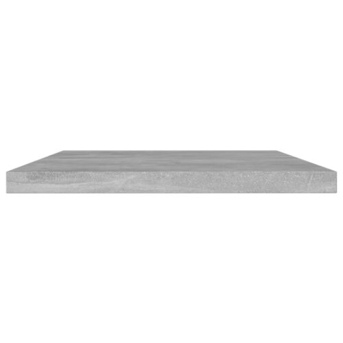 Bookshelf Boards 8pcs Concrete Grey 60x10x1.5cm Engineered Wood - Image 3