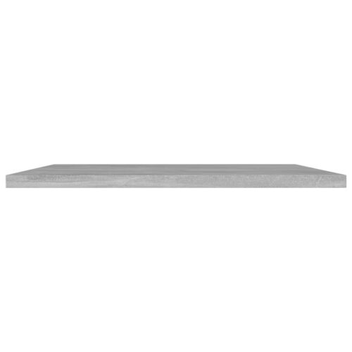 Bookshelf Boards 4pcs Concrete Grey 40x40x1.5cm Engineered Wood - Image 3