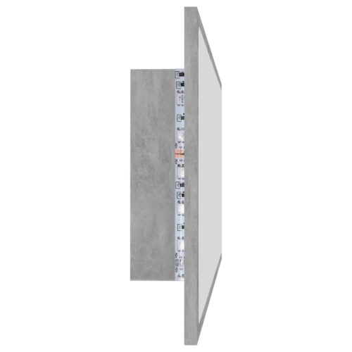 LED Lights Wall Mirror Hollywood Vanity Bathroom Bedroom Makeup Decor Grey - Image 8