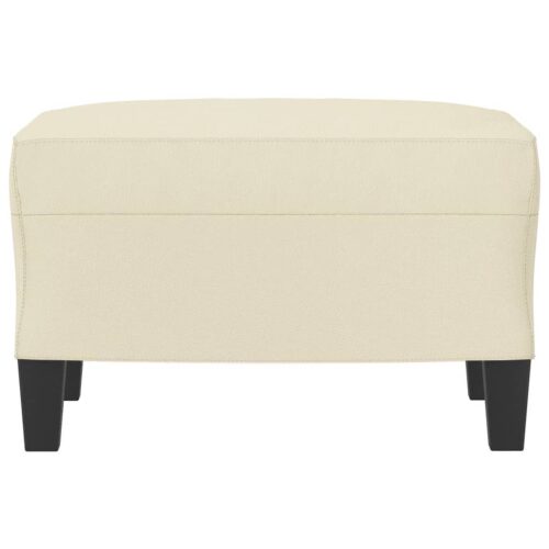 Faux Leather Footstool Bench Ottoman Lounge Sofa Bed End Stool Rest Padded Seat - Image 3