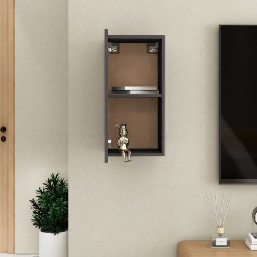 TV Cabinet Grey 30.5x30x60cm Engineered Wood - Image 11