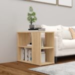 Side Cabinet Sonoma Oak 60x30x50cm Engineered Wood