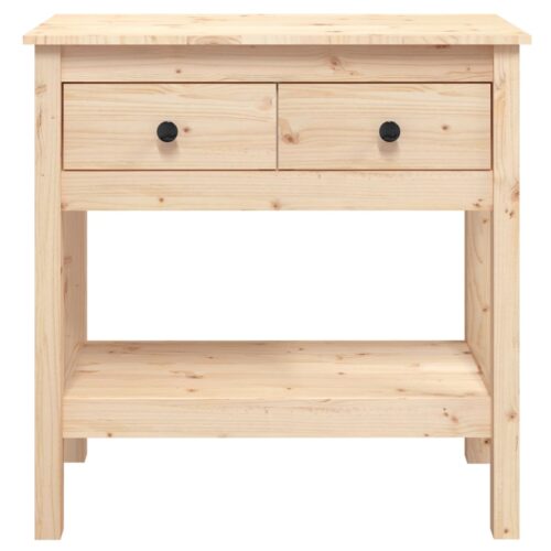 Console Table 75x35x75cm Solid Wood Pine - Image 6