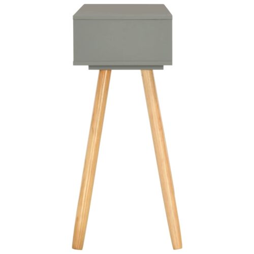 Console Table Grey 80x30x72cm Solid Pinewood - Image 5