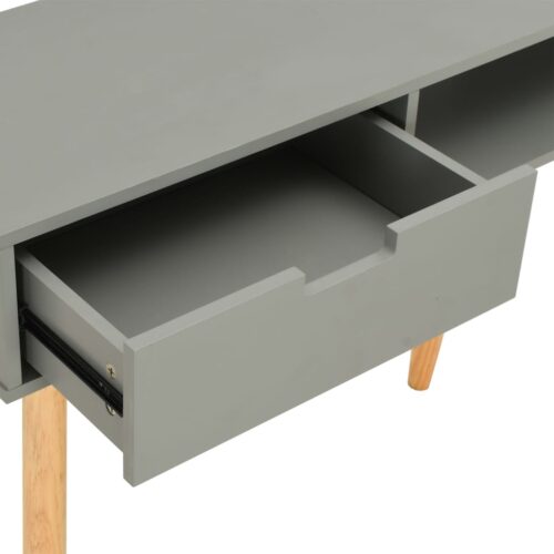Console Table Grey 80x30x72cm Solid Pinewood - Image 7