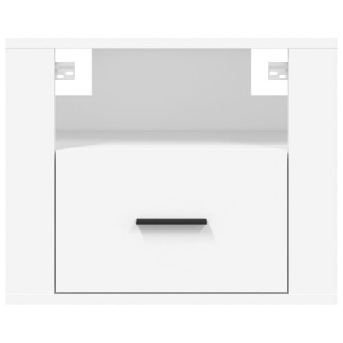 Wall-mounted Bedside Cabinet White 50x36x40cm - Image 5