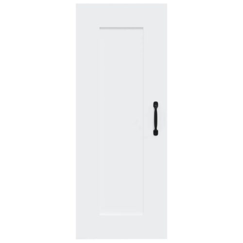 Hanging Cabinet White 35x34x90cm Engineered Wood - Image 5
