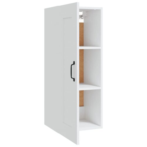 Hanging Cabinet White 35x34x90cm Engineered Wood - Image 7