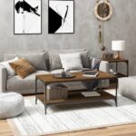 Coffee Table Brown Oak 100x50x40cm Engineered Wood