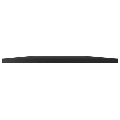 Bookshelf Boards 4pcs High Gloss Black 80x40x1.5cm Engineered Wood - Image 3