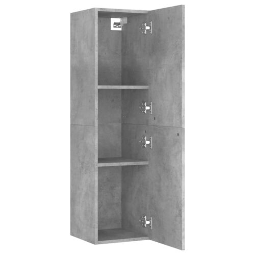 TV Cabinet Concrete Grey 30.5x30x110cm Engineered Wood - Image 5