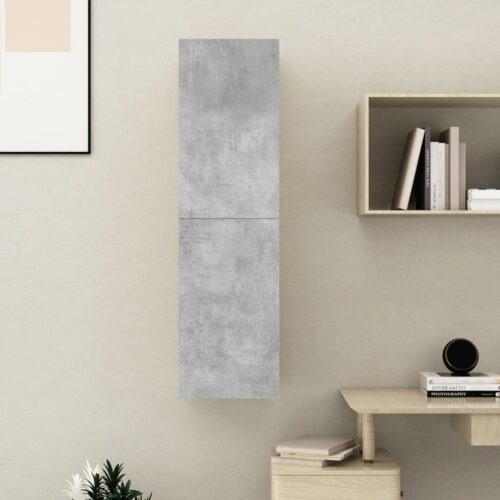 TV Cabinet Concrete Grey 30.5x30x110cm Engineered Wood - Image 10