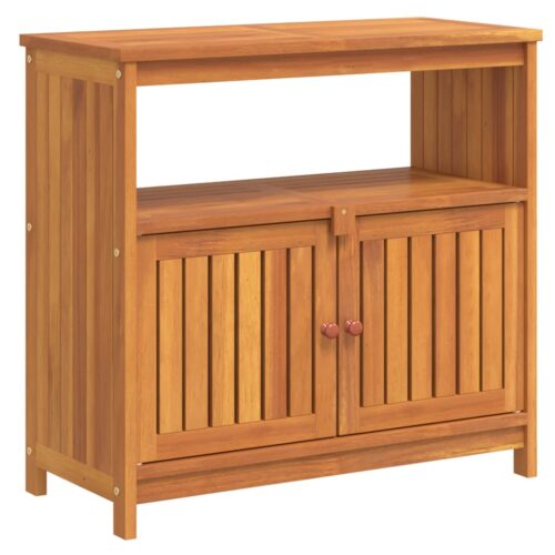 Garden Console Table 80x35x75cm Solid Wood Acacia - Image 2