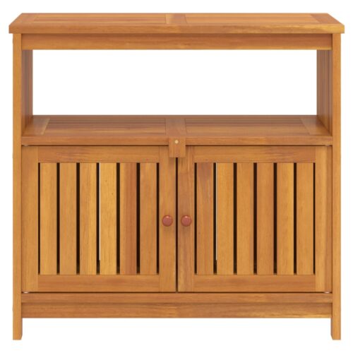 Garden Console Table 80x35x75cm Solid Wood Acacia - Image 3