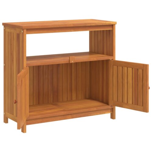 Garden Console Table 80x35x75cm Solid Wood Acacia - Image 4