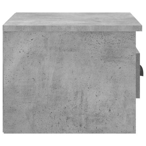 Wall-mounted Bedside Cabinets 2pcs Concrete Grey 41.5x36x28cm - Image 8