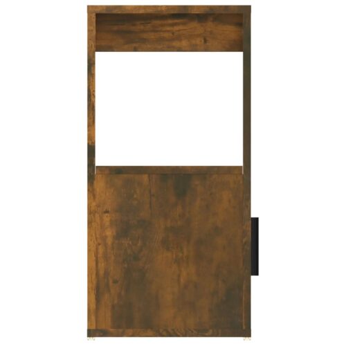 Sideboard Smoked Oak 80x30x60cm Engineered Wood - Image 8
