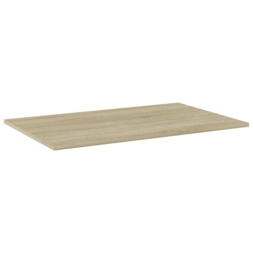 Bookshelf Boards 4pcs Sonoma Oak 80x50x1.5cm Engineered Wood - Image 2