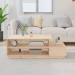 Coffee Table 120x50x40.5cm Solid Wood Pine