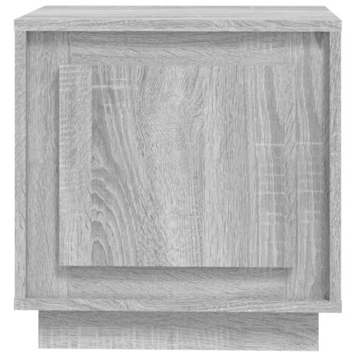 Bedside Cabinets 2pcs Grey Sonoma 44x35x45cm Engineered Wood - Image 7