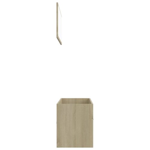 2-Piece Bathroom Furniture Set Sonoma Oak Engineered Wood - Image 7
