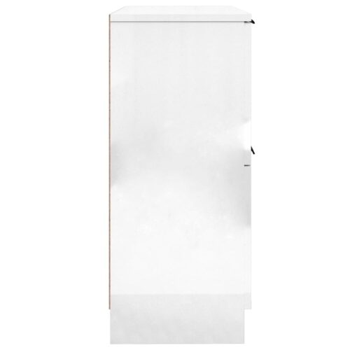 Sideboards 2pcs High Gloss White 30x30x70cm Engineered Wood - Image 7