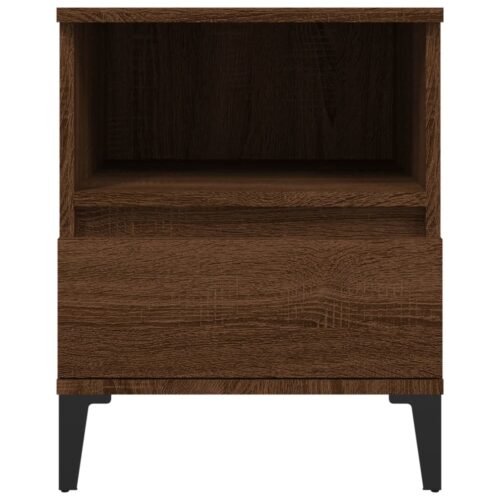 Bedside Cabinets 2pcs Brown Oak 40x35x50cm - Image 7
