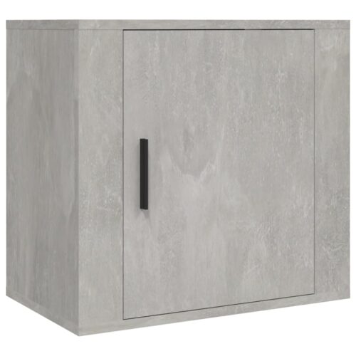 Wall-mounted Bedside Cabinets 2pcs Concrete Grey 50x30x47cm - Image 5