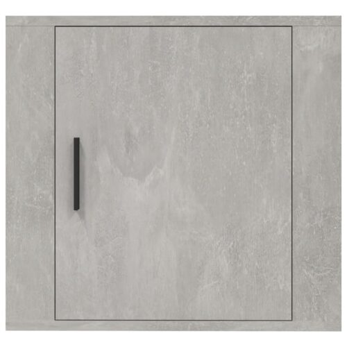 Wall-mounted Bedside Cabinets 2pcs Concrete Grey 50x30x47cm - Image 6