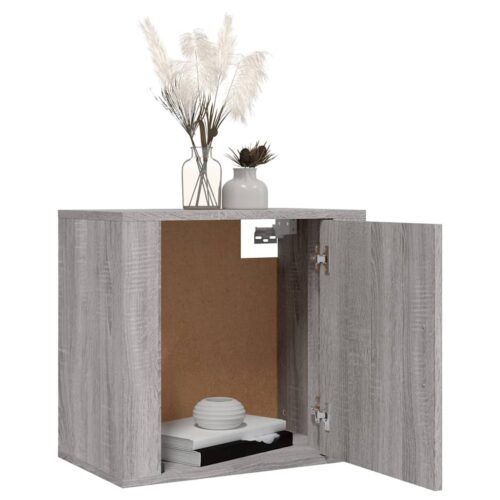 Wall-mounted Bedside Cabinets 2pcs Grey Sonoma 50x30x47cm - Image 4
