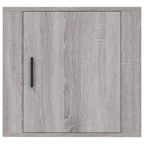 Wall-mounted Bedside Cabinets 2pcs Grey Sonoma 50x30x47cm - Image 7