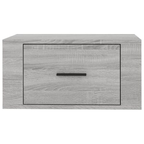 Wall-mounted Bedside Cabinets 2pcs Grey Sonoma 50x36x25cm - Image 8