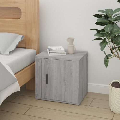 Bedside Cabinets 2pcs Grey Sonoma 50x39x47cm - Image 3