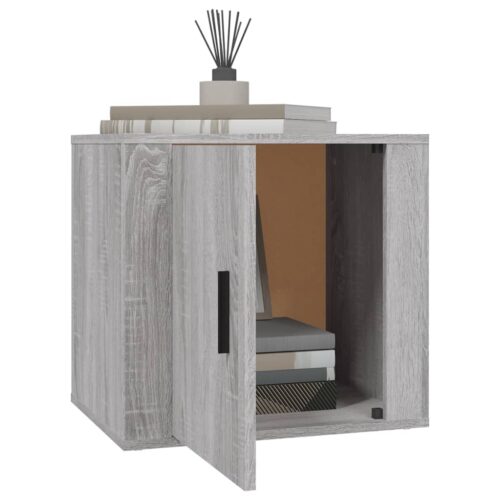 Bedside Cabinets 2pcs Grey Sonoma 50x39x47cm - Image 4