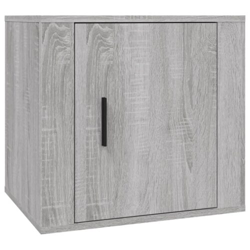 Bedside Cabinets 2pcs Grey Sonoma 50x39x47cm - Image 5
