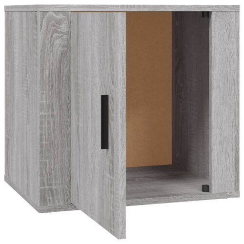 Bedside Cabinets 2pcs Grey Sonoma 50x39x47cm - Image 8