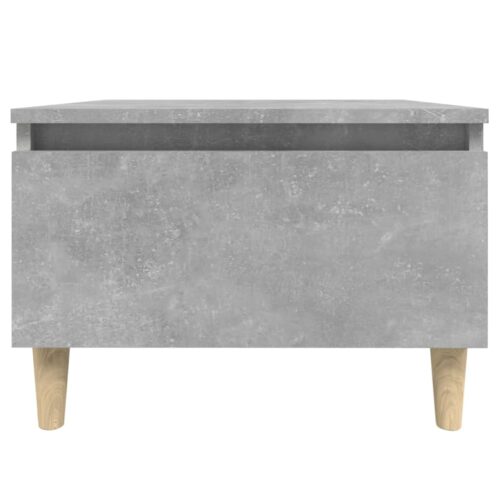 2pcs Wooden Side Coffee Tables Set Sofa Lounge Bedside Storage Nightstand Concrete Grey 50x46x35cm - Image 8