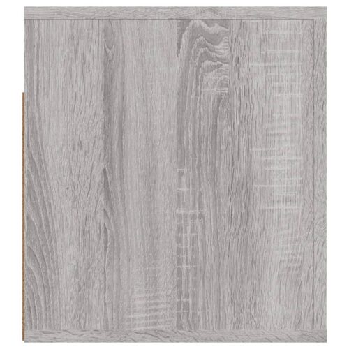 Wall-mounted Bedside Cabinets 2pcs Grey Sonoma 50x36x40cm - Image 8
