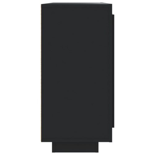 Sideboard Black 92x35x75cm Engineered Wood - Image 6