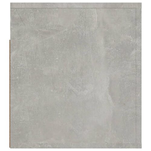 Wall-mounted Bedside Cabinets 2pcs Concrete Grey 50x36x40cm - Image 8