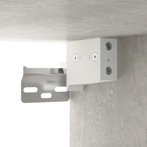 Wall-mounted Bedside Cabinets 2pcs Concrete Grey 50x36x40cm - Image 9