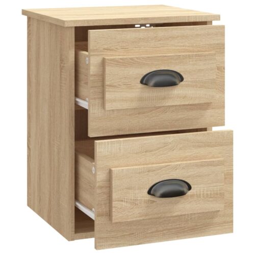 Wall-mounted Bedside Cabinets 2pcs Sonoma Oak 41.5x36x53cm - Image 8