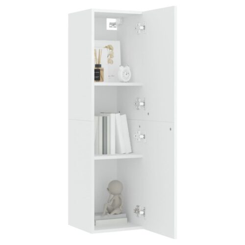 TV Cabinets 2pcs White 30.5x30x110cm Engineered Wood - Image 9