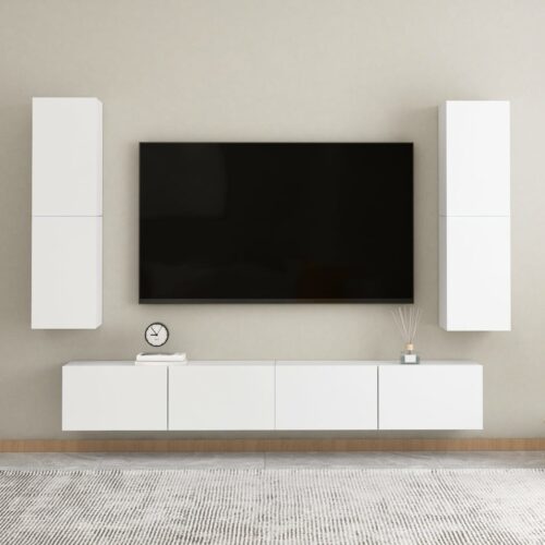 TV Cabinets 2pcs White 30.5x30x110cm Engineered Wood - Image 10